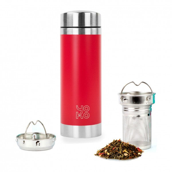 Insulated Teapot 350 ml - LiberTea Red
