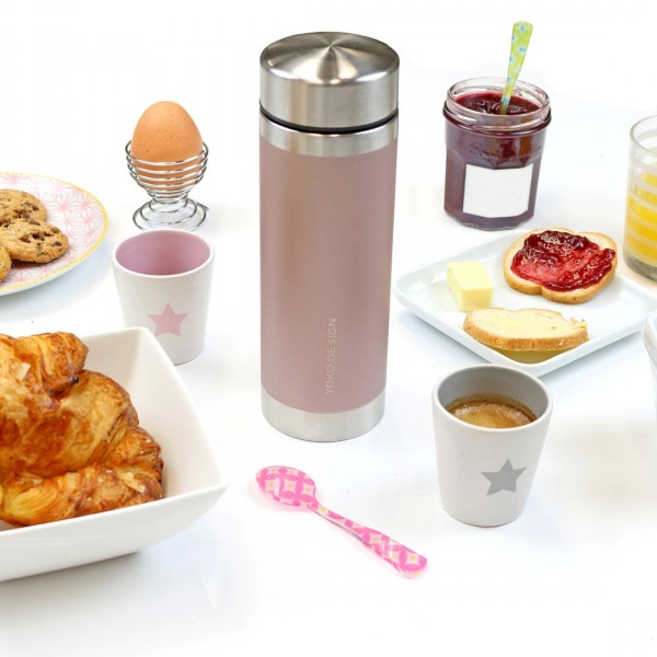 Insulated Teapot 350 ml - Glitter Pink Gold