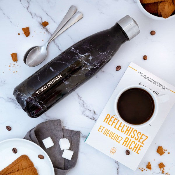 Insulated Bottle 500 ml - Marble