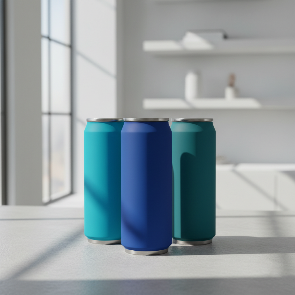 Insulated Can 500 ml - Duck Blue Soft Touch