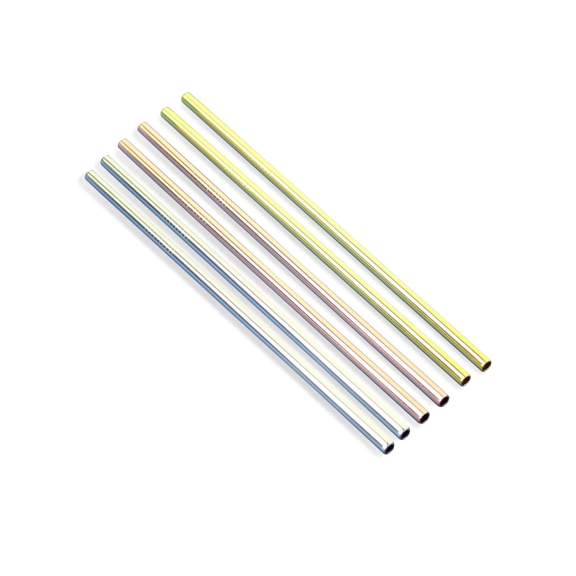 Set of 6 Stainless steel Straws