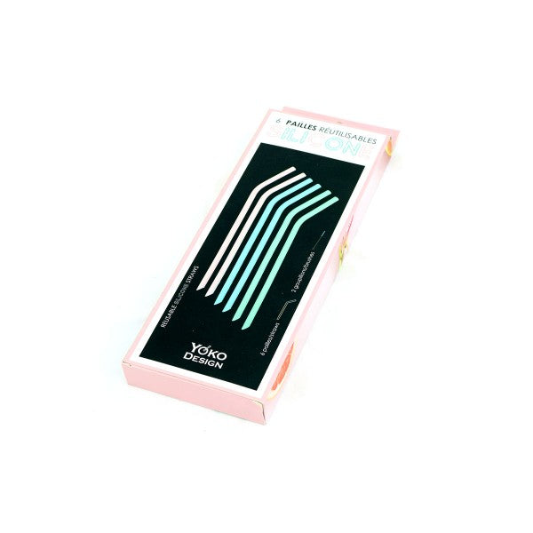 Silicone Straws - Set of 6