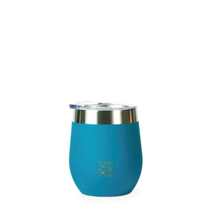 Insulated Mug Blue 250 ml with lid