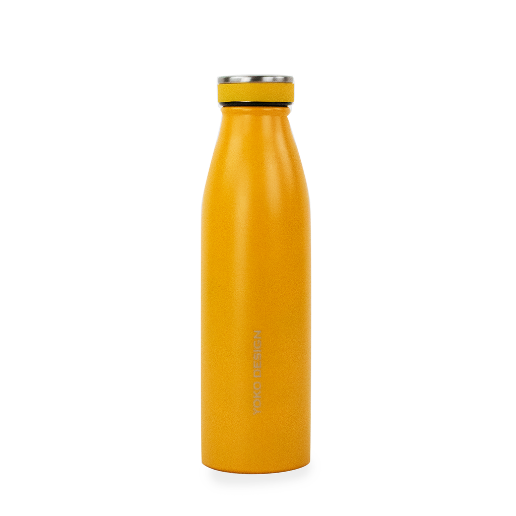 Insulated Yellow Milk Bottle 500 ml