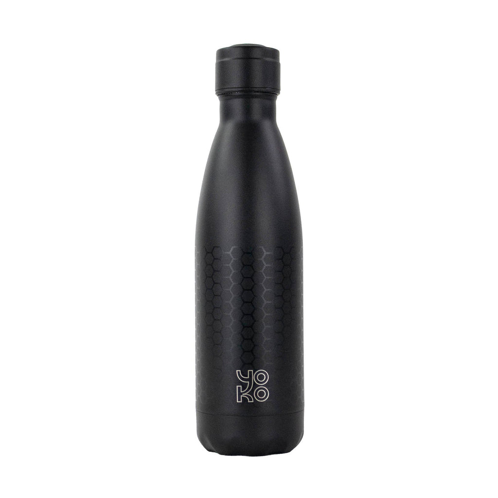 Insulated "Graphite" Black Bottle 500 ML