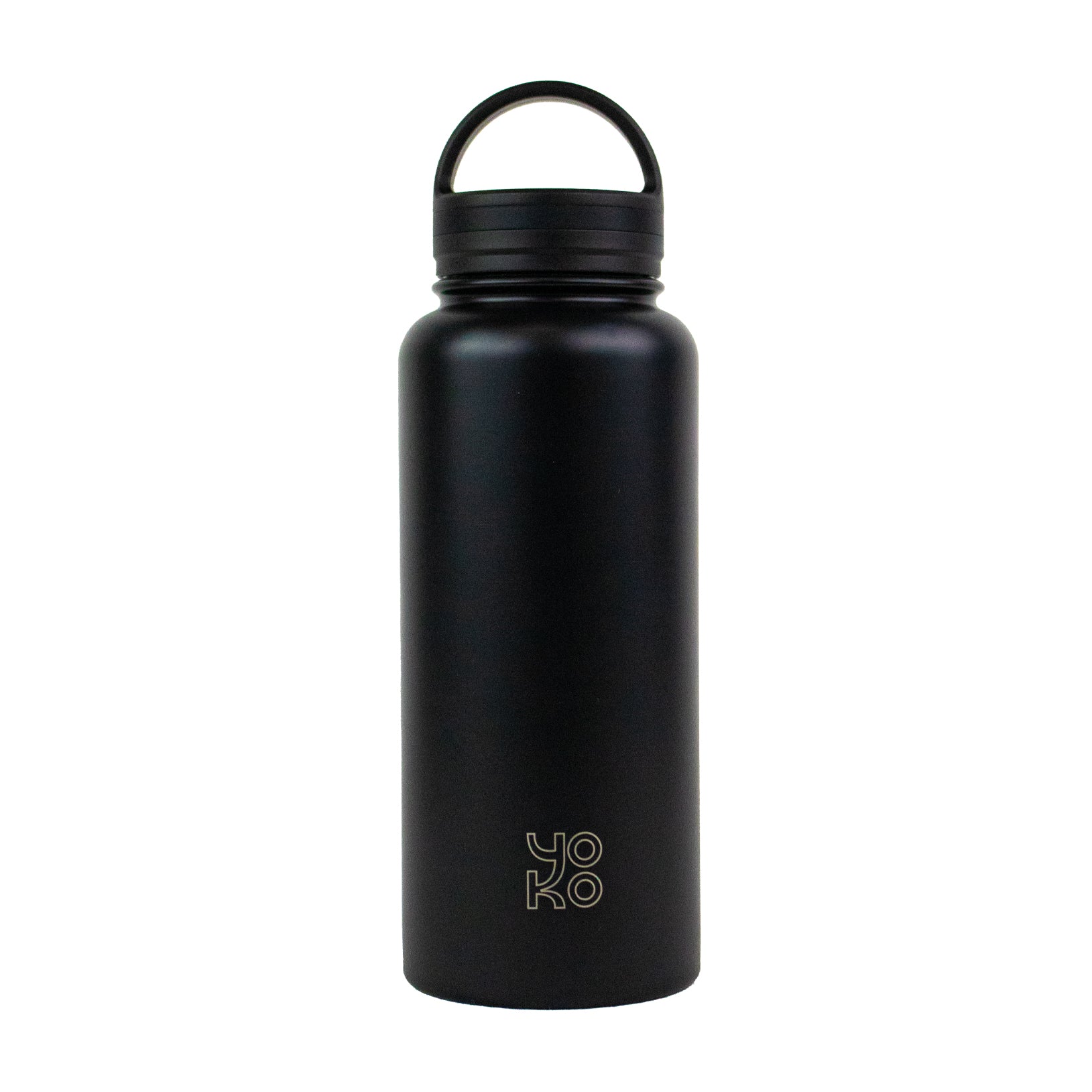 Insulated botlle 1 litre - XL - Black- Yoko Play