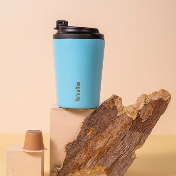 Insulated Mug 260 ml - Blue - Yo’Coffee Collection