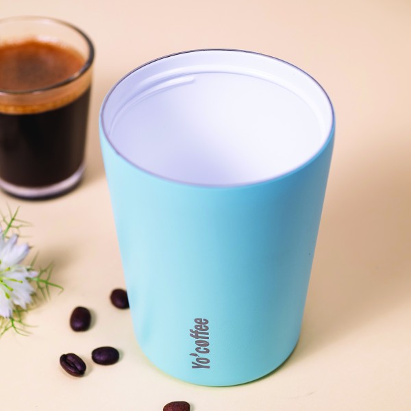 Insulated Mug 350 ml - Blue - Yo’Coffee Collection